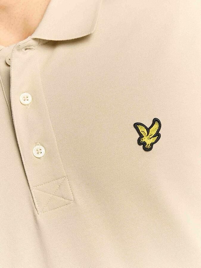 Lyle and Scott Polo Plain Grey Taupe - Foto 3