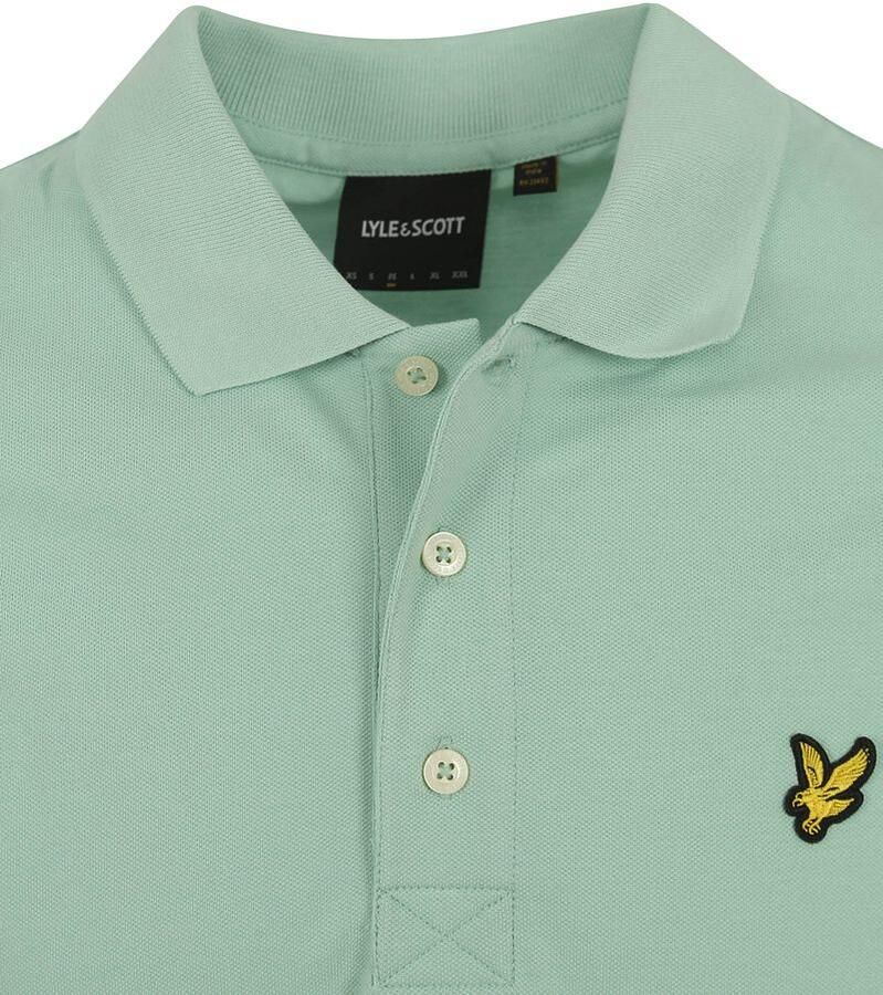 LYLE & SCOTT Heren Polo's & T-shirts Plain Polo Shirt Groen - Foto 2