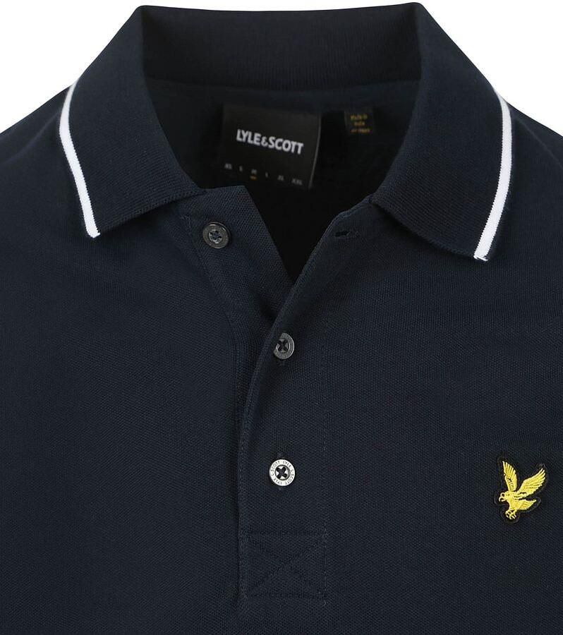 Lyle and Scott Polo Tipped Navy - Foto 2