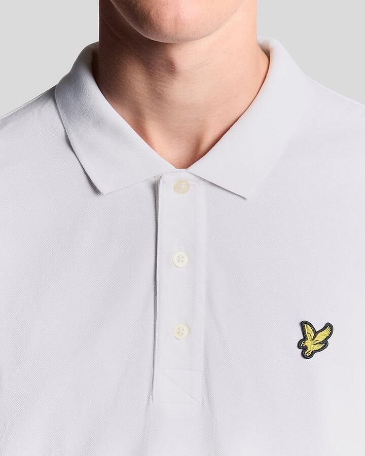 Lyle & Scott Polo Shirt Korte Mouw Lyle & Scott Effen poloshirt van biologisch katoen - Foto 11