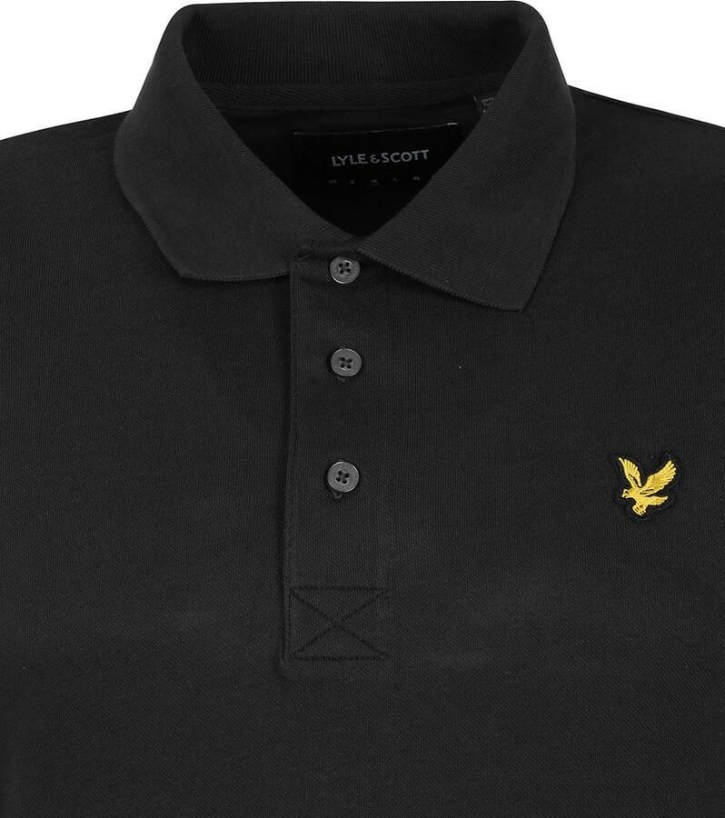 Lyle & Scott Polo Shirt Korte Mouw Lyle & Scott Effen poloshirt van biologisch katoen - Foto 3