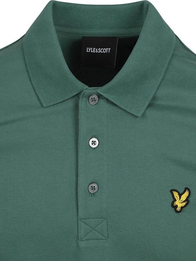 Lyle & Scott T-shirt Lyle & Scott Poloshirt Everglade Groen - Foto 9