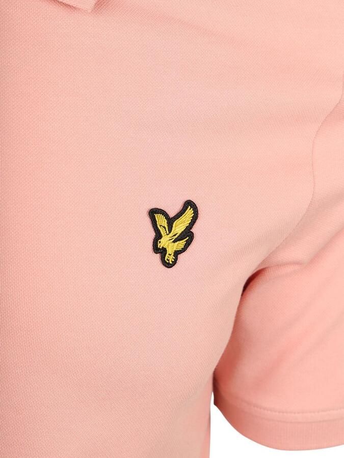 Lyle & Scott T-shirt Lyle & Scott Poloshirt Grapefruit Roze - Foto 4