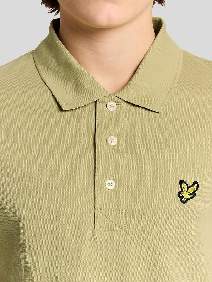Lyle & Scott Polo Shirt Korte Mouw Lyle & Scott Poloshirt Herb Groen - Foto 2