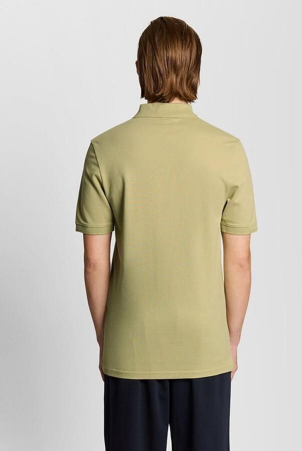 Lyle & Scott Polo Shirt Korte Mouw Lyle & Scott Poloshirt Herb Groen - Foto 5