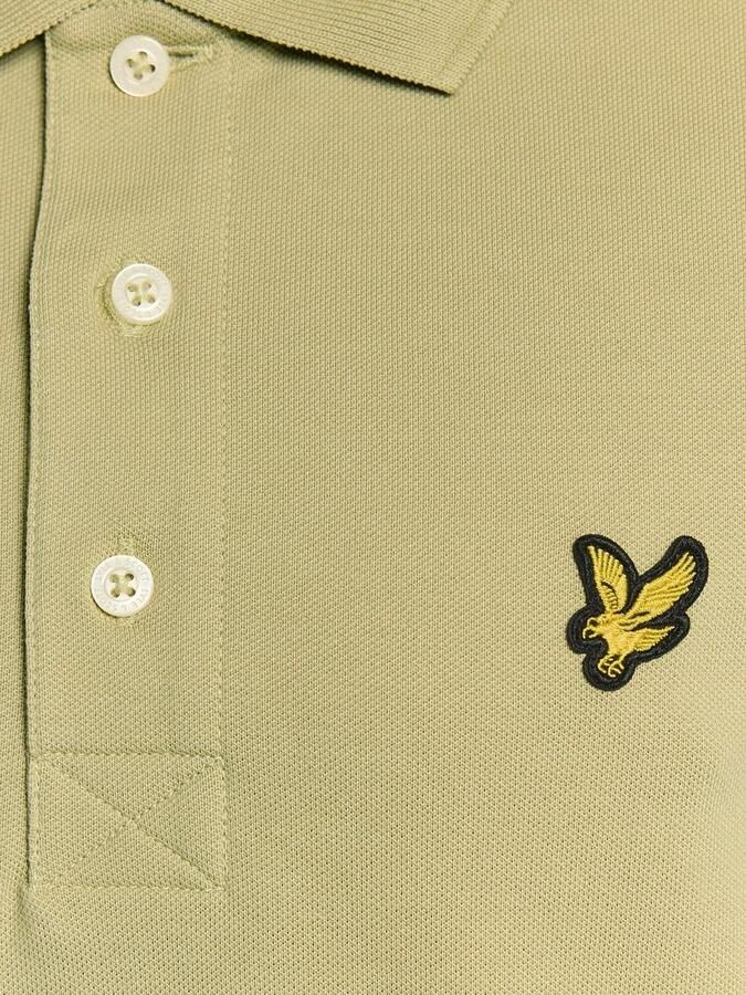 Lyle & Scott Polo Shirt Korte Mouw Lyle & Scott Poloshirt Herb Groen - Foto 4
