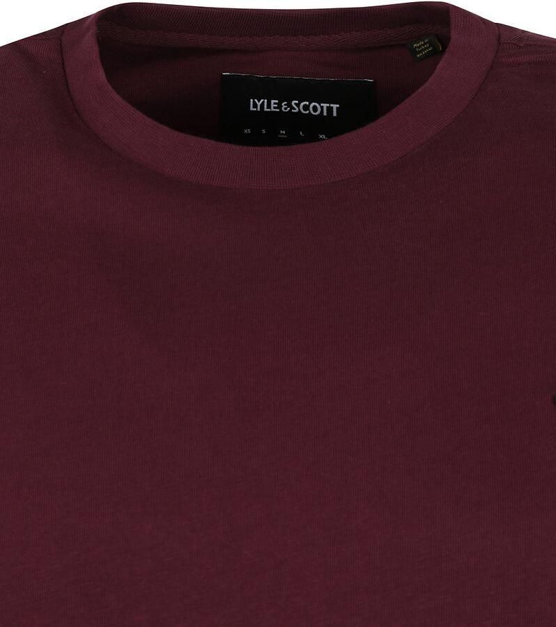 Lyle and Scott T-shirt Burgundy - Foto 2
