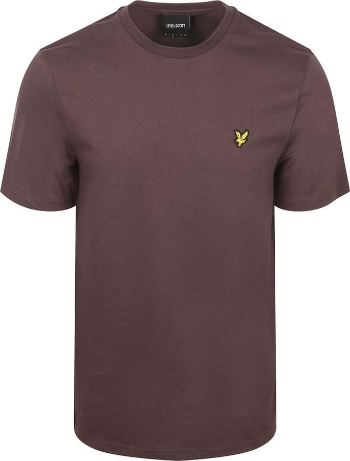 Lyle And Scott T-shirt Korte Mouw T-shirt Espresso - Foto 3