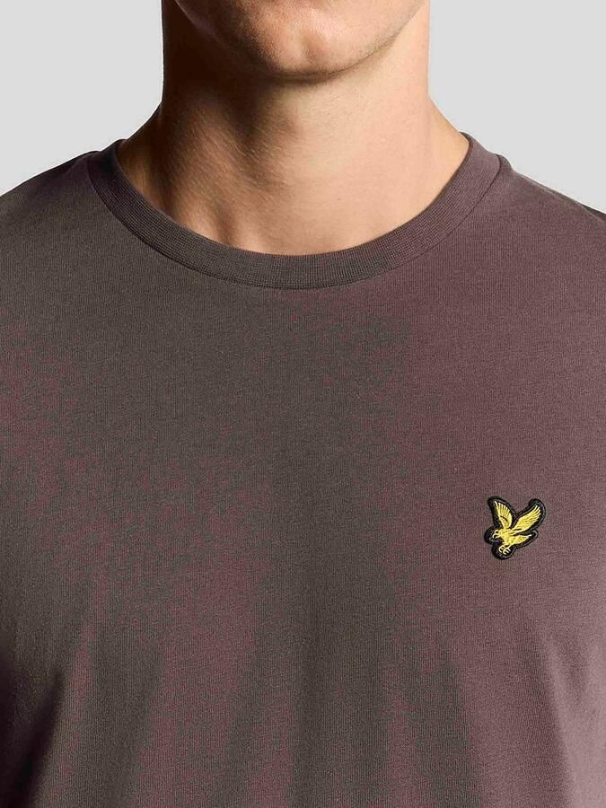 Lyle And Scott T-shirt Korte Mouw T-shirt Espresso - Foto 4