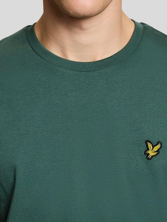 LYLE & SCOTT Heren Polo's & T-shirts Plain T-shirt Groen - Foto 6