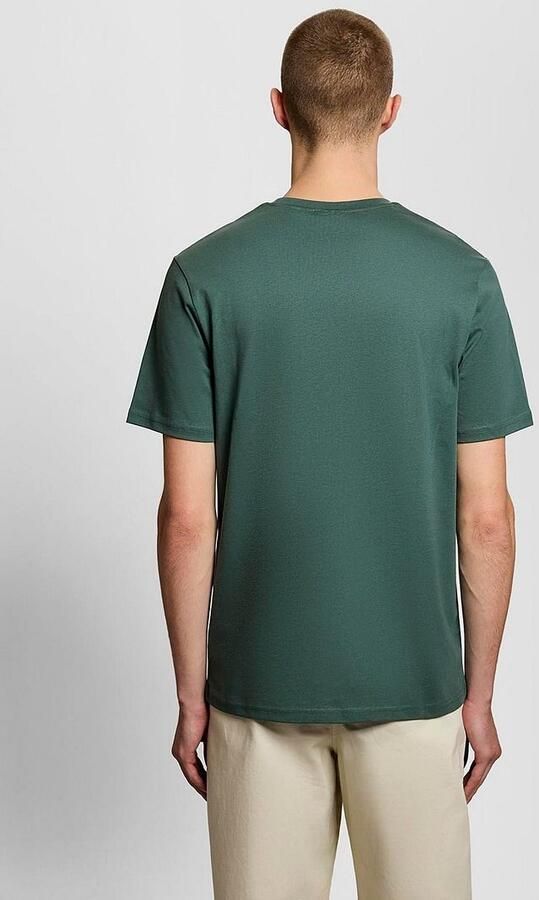 LYLE & SCOTT Heren Polo's & T-shirts Plain T-shirt Groen - Foto 10