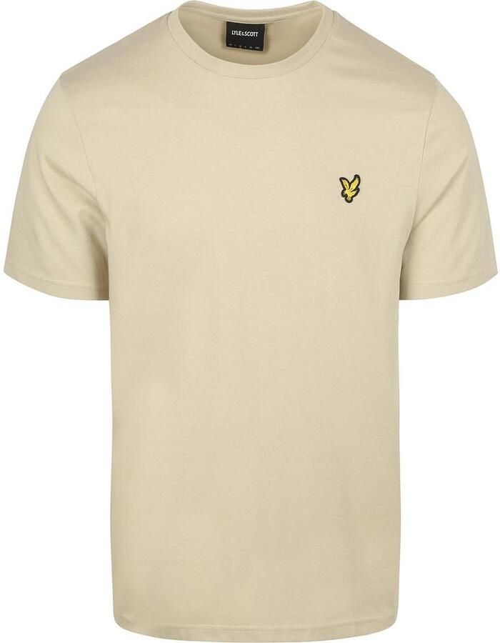 LYLE & SCOTT Heren Polo's & T-shirts Plain T-shirt Beige - Foto 6