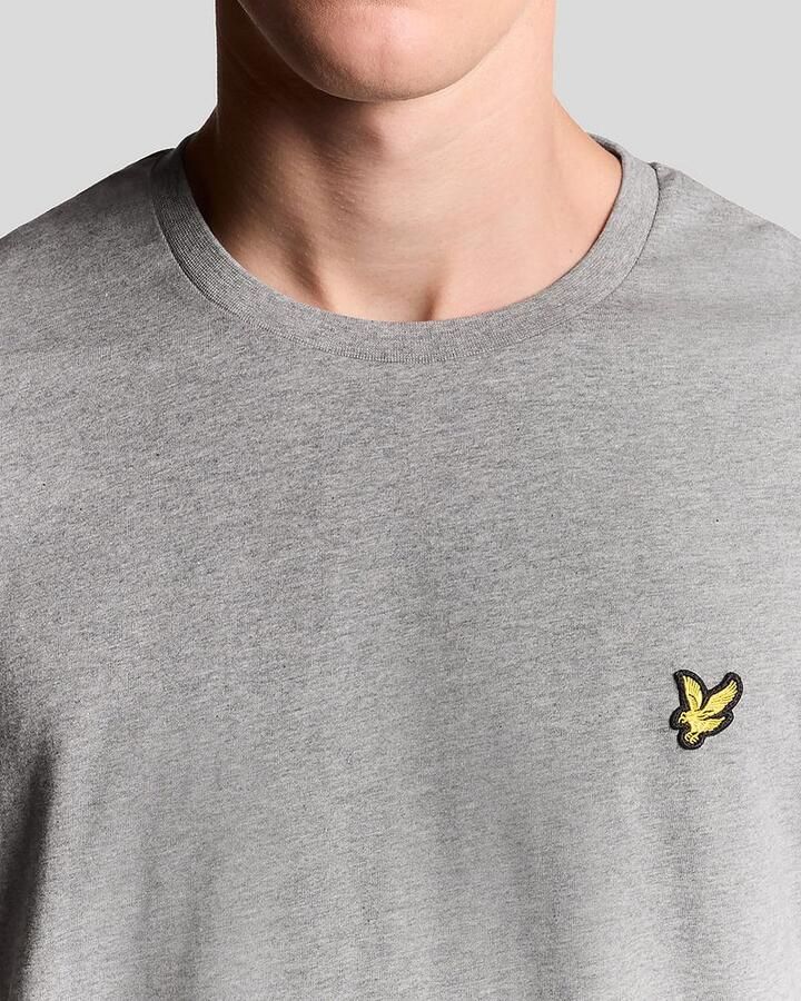 Lyle & Scott T-shirt Korte Mouw Lyle & Scott Effen T-shirt van biologisch katoen - Foto 2