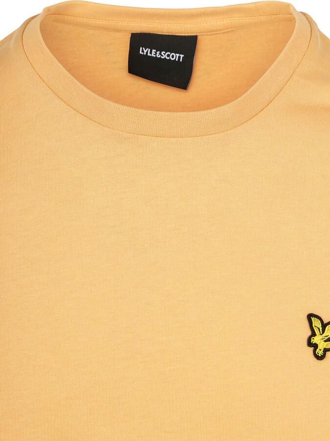 Lyle & Scott T-shirt Lyle & Scott T-shirt Honeycomb Oranje - Foto 7