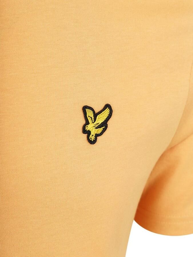 Lyle & Scott T-shirt Lyle & Scott T-shirt Honeycomb Oranje - Foto 8