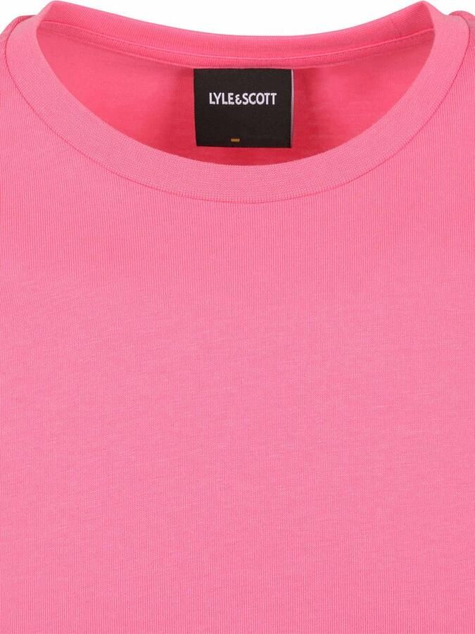Lyle & Scott regular T-shirt roze - Foto 3