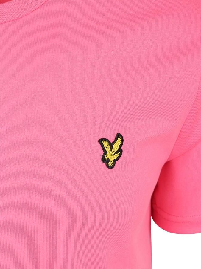 Lyle & Scott regular T-shirt roze - Foto 4