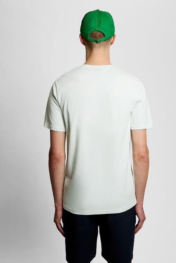 Lyle & Scott T-shirt Korte Mouw Lyle & Scott T-shirt Ice Blauw - Foto 11