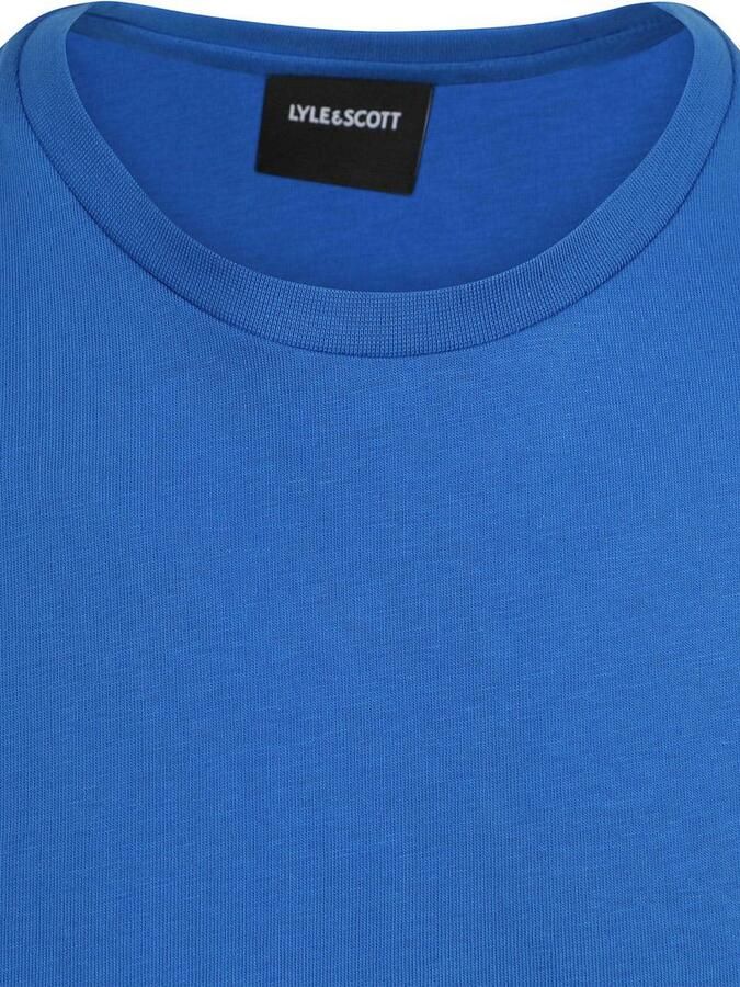 Lyle and Scott T-shirt Lucid Blauw - Foto 3