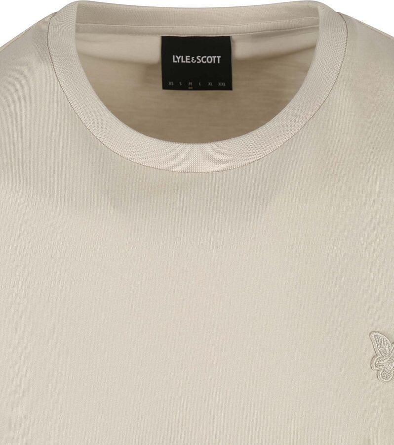 Lyle and Scott T-shirt Plain Ecru - Foto 2