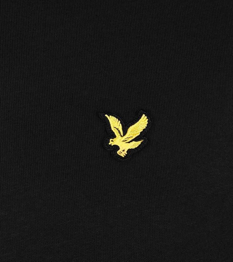 Lyle & Scott Zwarte Logo Adelaar T-shirt Lente Collectie Black Heren - Foto 4