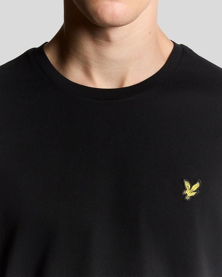 Lyle & Scott Zwarte Logo Adelaar T-shirt Lente Collectie Black Heren - Foto 7