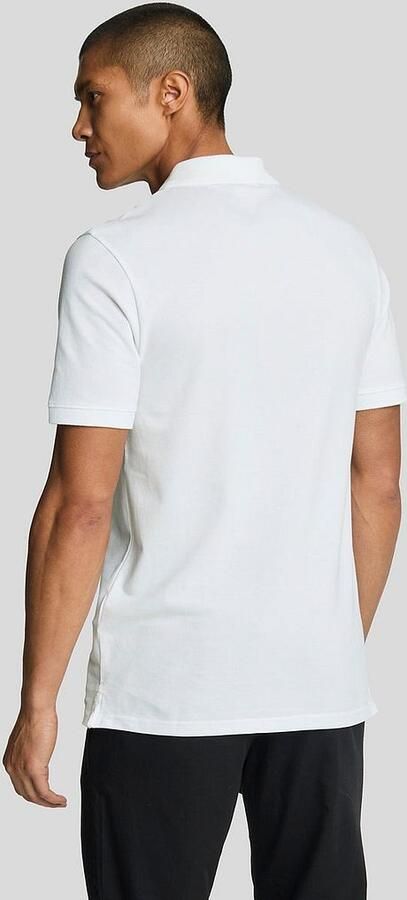 Lyle and Scott Tonal Eagle Polo Wit - Foto 5
