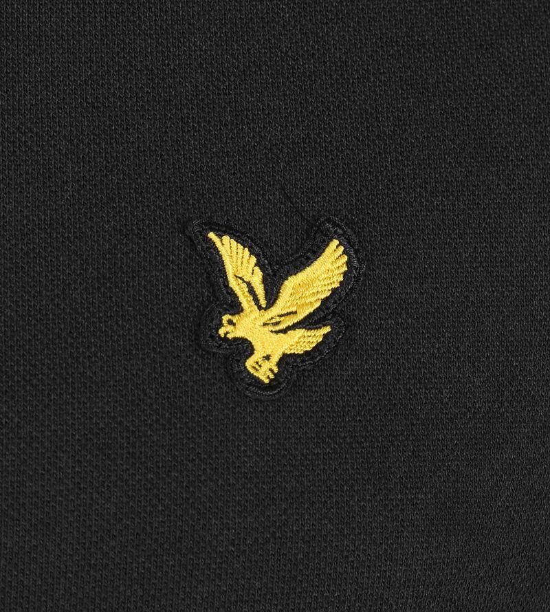 Lyle and Scott Zwarte Longsleeve Polo - Foto 3