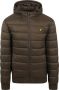Lyle & Scott Gewatteerde jas met capuchon en logo borduursel Black Heren - Thumbnail 2