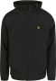 Lyle & Scott Zwarte Windbreaker Jas met Golden Eagle Logo Black Heren - Thumbnail 3