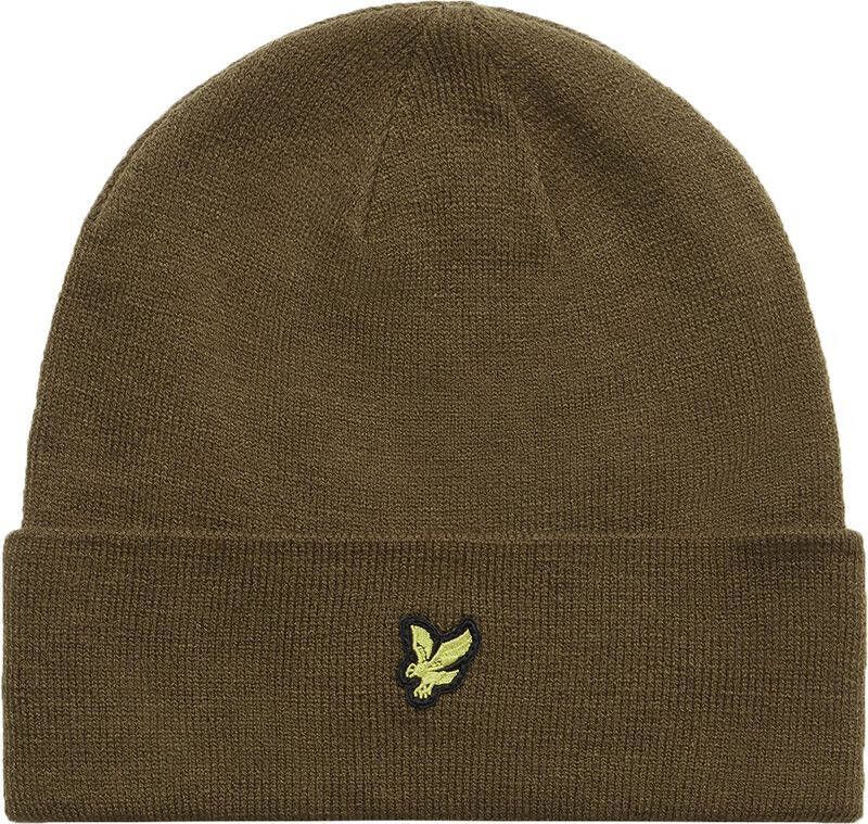 Lyle & Scott Tijdloze Stijl Beanie: Elegant en Warm Groen Unisex