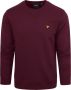 Lyle & Scott Bordeaux Sweater met Kangoeroezak Red Heren - Thumbnail 2