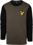 Lyle and Scott Lyle & Scott Trui Logo Olijfgroen - Thumbnail 1