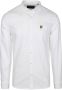 LYLE & SCOTT Heren Overhemden Regular Fit Light Weight Oxford Shirt Wit - Thumbnail 3