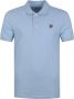 LYLE & SCOTT Heren Polo's & T-shirts Plain Polo Lichtblauw - Thumbnail 2
