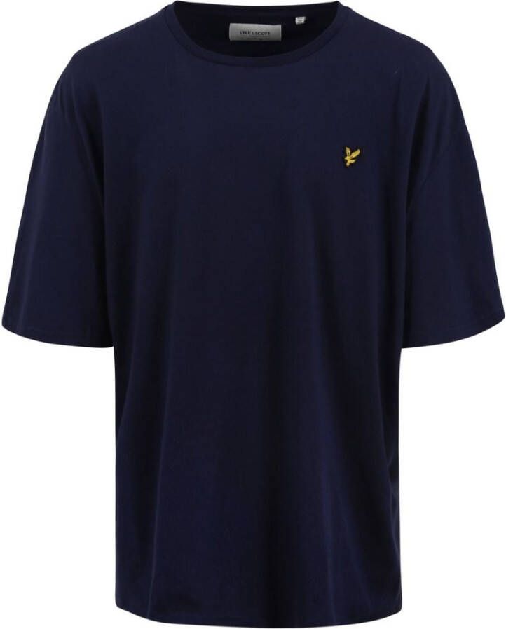 Lyle and Scott Plussize T-shirt Donkerblauw