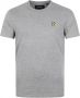 Lyle & Scott T-shirt Lyle & Scott TS400VOG PLAIN-D24 LIGHT GREY MARL - Thumbnail 3