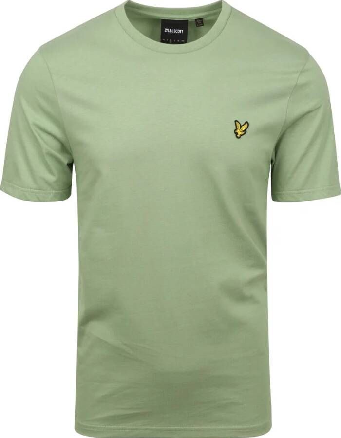 Lyle & Scott Groene T-shirt met eigentijdse twist Green Heren