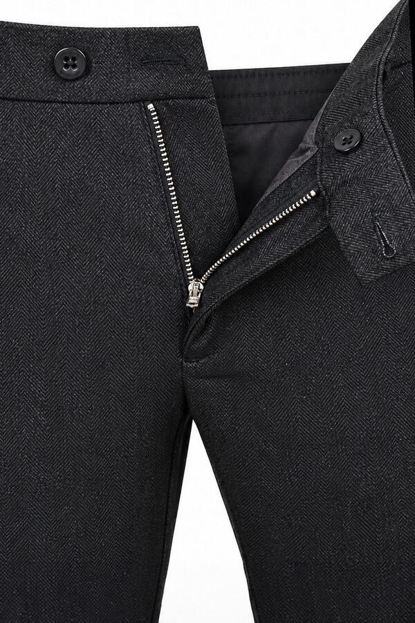 MAC Broek Lennox Herringbone Grey Stone - Foto 2