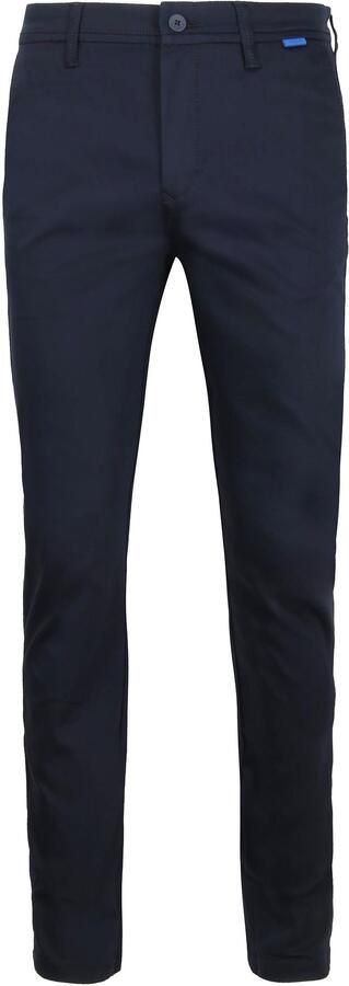 MAC Donkerblauwe Katoenen Chino Broek Blue Heren - Foto 9