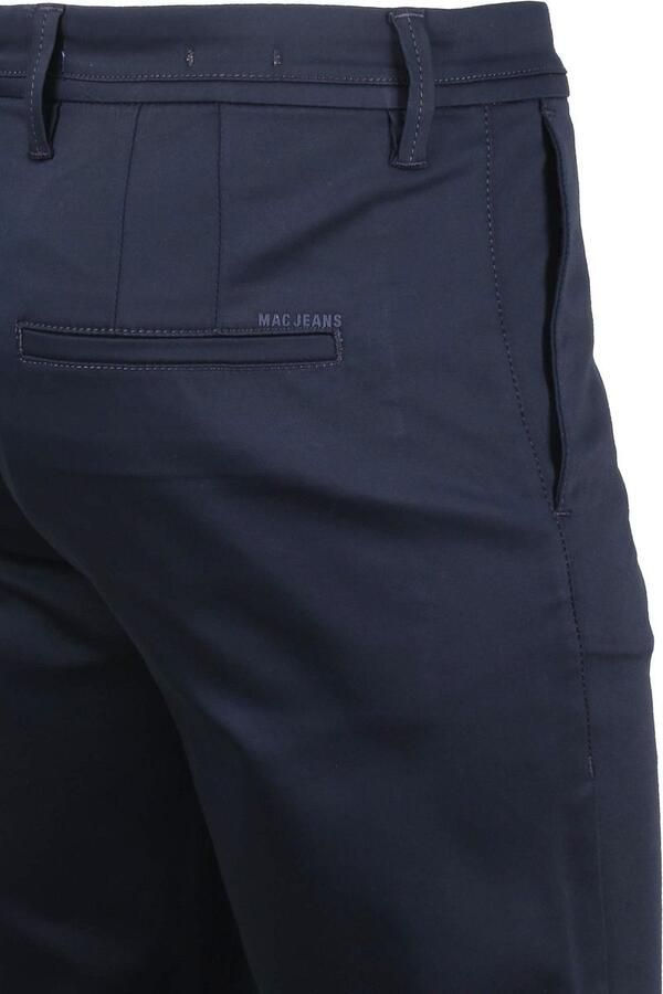 MAC Donkerblauwe Katoenen Chino Broek Blue Heren - Foto 13