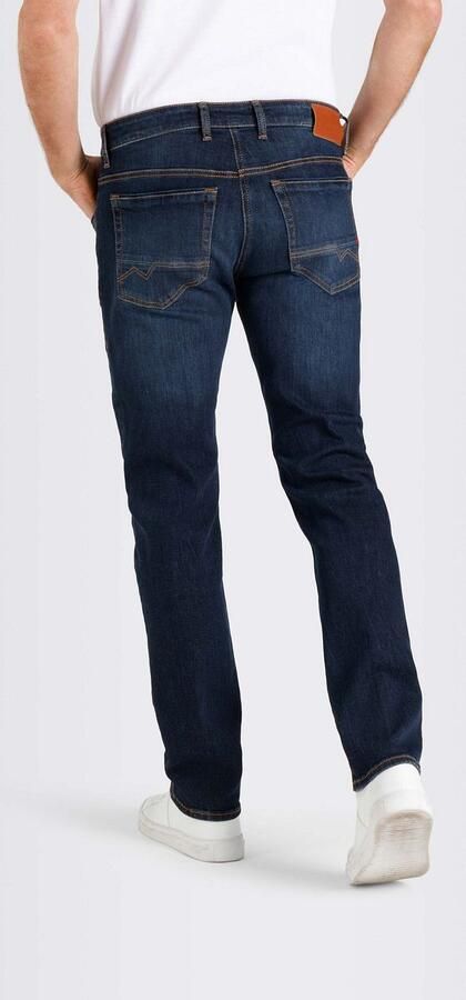 MAC Slim-Fit Jeans in Vervaagd Marine Patroon Blue Heren - Foto 9