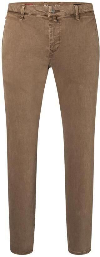 MAC Stijlvolle herenchino`s met comfort en duurzaamheid Brown Heren