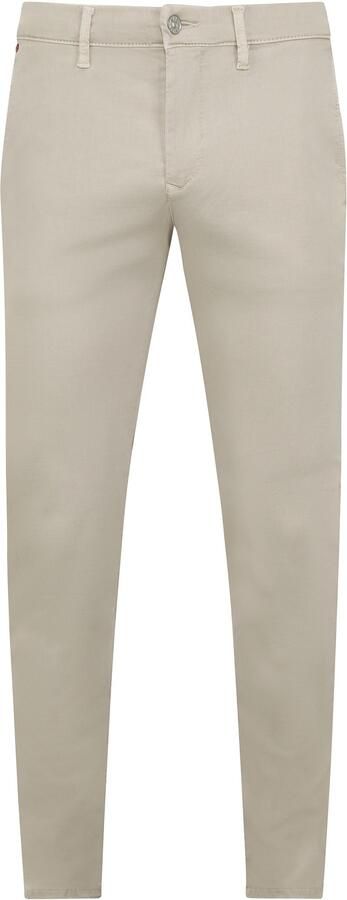 MAC Broek beige effen katoen zonder omslag - Foto 17