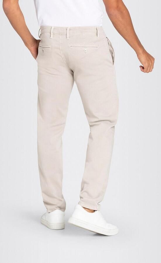 MAC Broek beige effen katoen zonder omslag - Foto 16