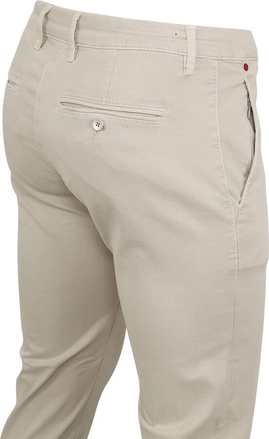 MAC Broek beige effen katoen zonder omslag - Foto 14