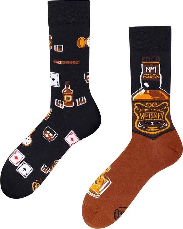 Many Mornings Socks Sokken Whisky