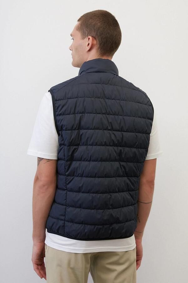 Marc O'Polo Casual Vest Regular Fit Sorona Fil Blue Heren