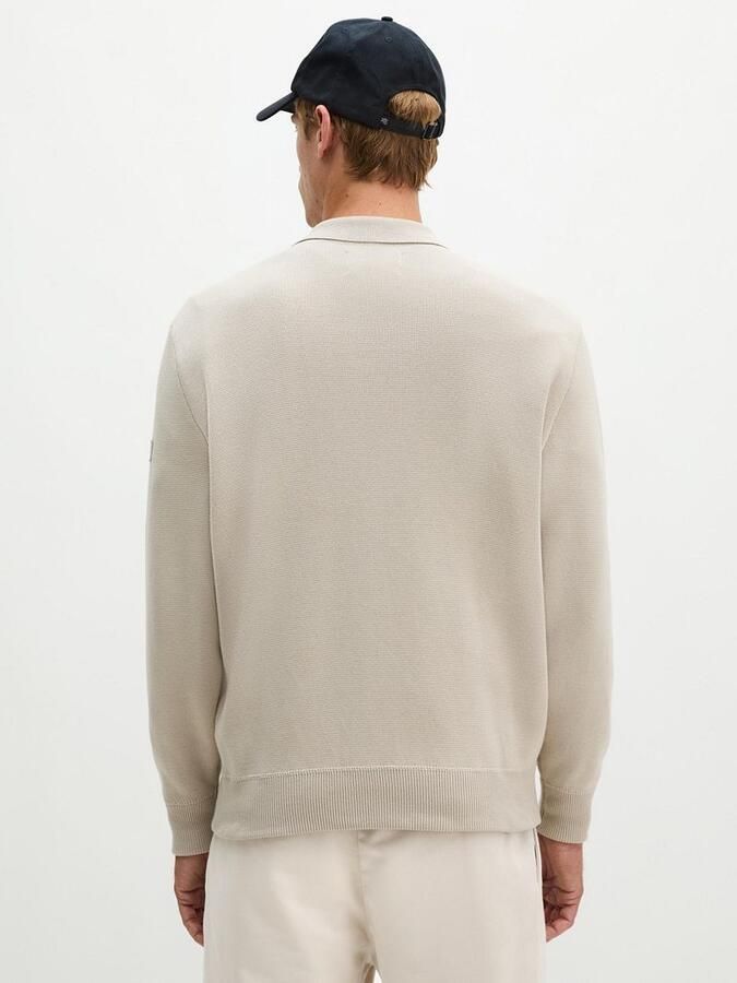 Marc O'Polo Cardigan Zip Grey Silk - Foto 5