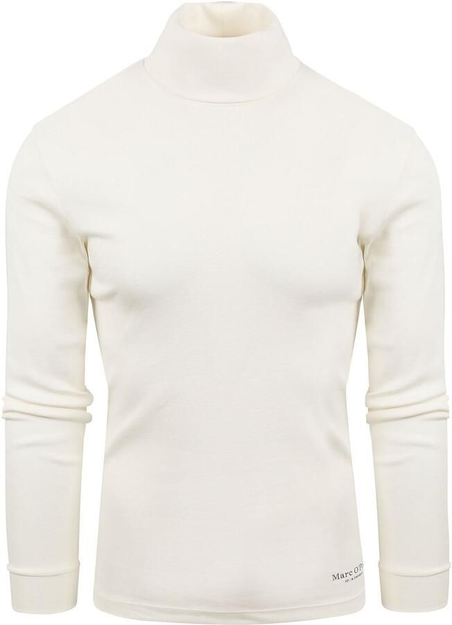 Marc O'Polo Shirt met lange mouwen en col - Foto 4